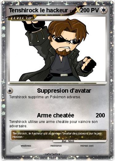 Pokemon Tenshirock le hackeur