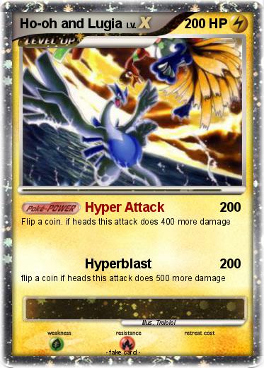 Pokemon Ho-oh and Lugia