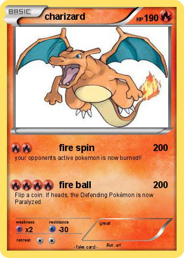 Pokemon charizard
