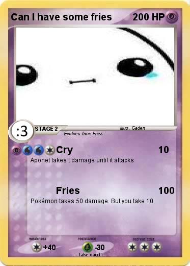 Pokemon Can I have some fries