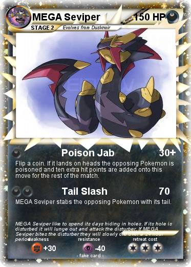 Pokemon MEGA Seviper