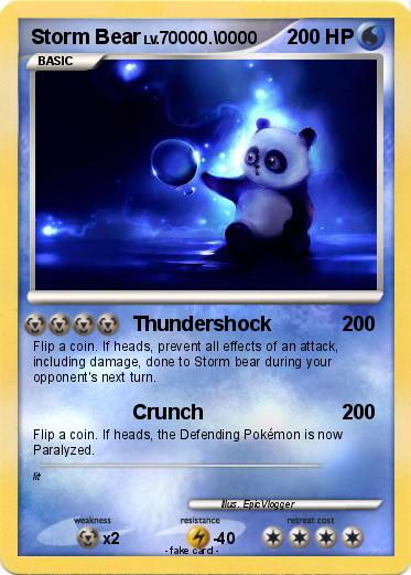 Pokemon Storm Bear