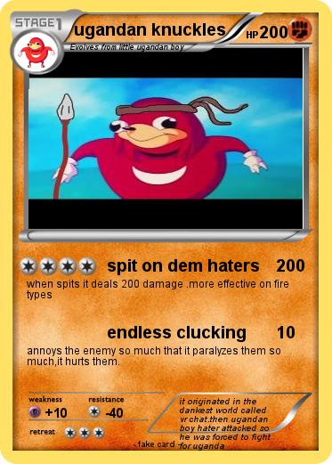 Pokemon ugandan knuckles