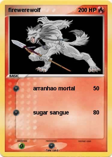 Pokemon firewerewolf