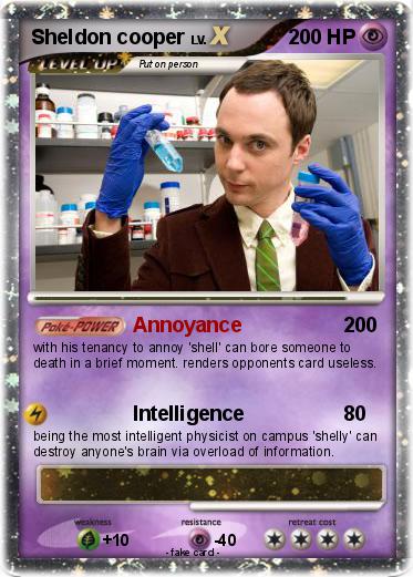 Pokemon Sheldon cooper