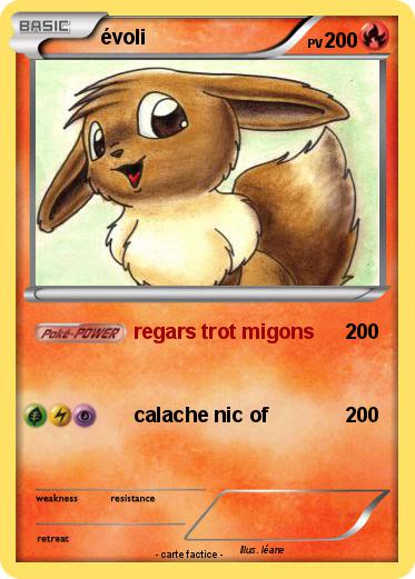 Pokemon évoli