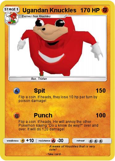 Pokemon Ugandan Knuckles