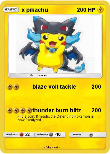 Pokemon x pikachu