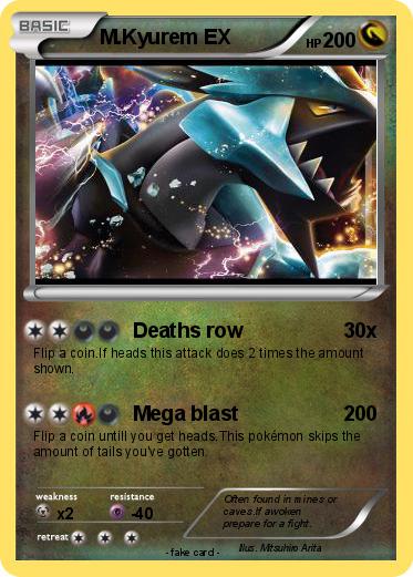 Pokemon M.Kyurem EX