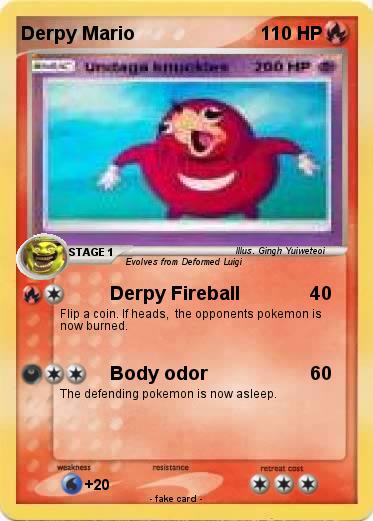 Pokemon Derpy Mario