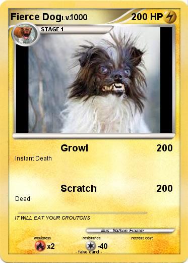 Pokemon Fierce Dog