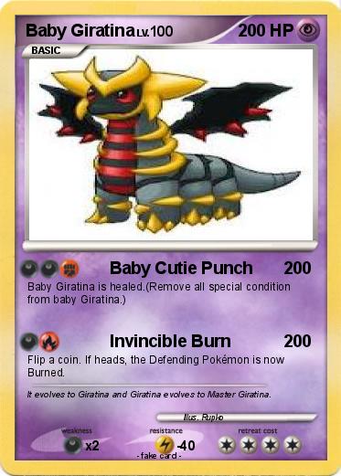 Pokemon Baby Giratina