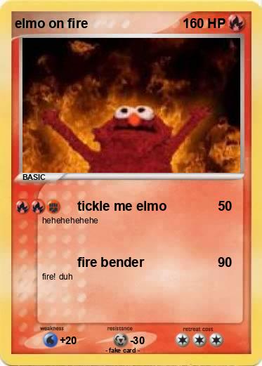 Pokemon elmo on fire