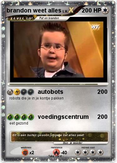 Pokemon brandon weet alles