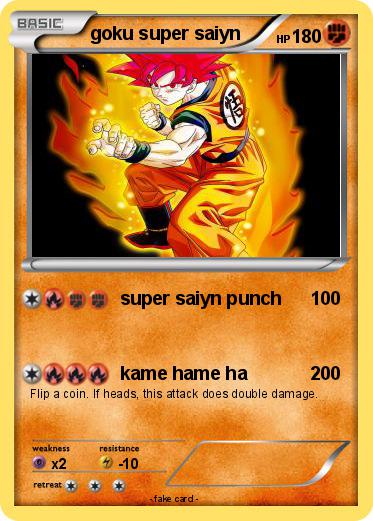 Pokemon goku super saiyn