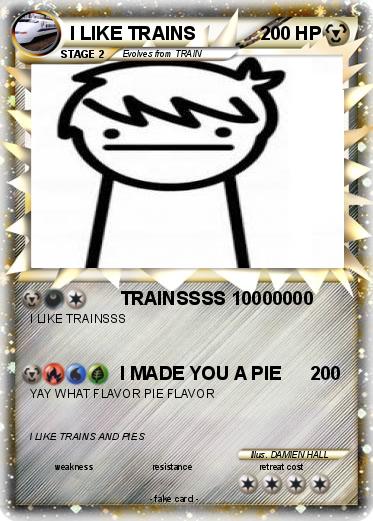 Pokemon I LIKE TRAINS