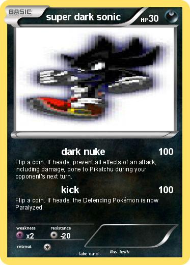 Pokemon super dark sonic