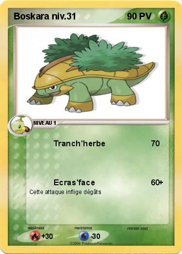 Pokemon Boskara niv.31