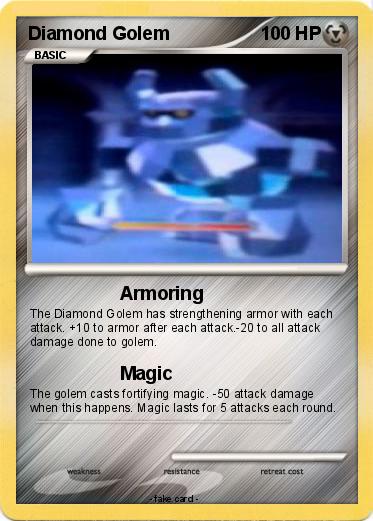 Pokemon Diamond Golem