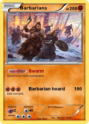 Pokemon Barbarians