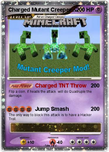 Pokemon Charged Mutant Creeper