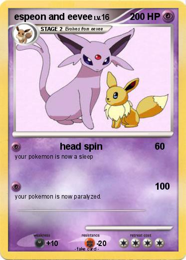 Pokemon espeon and eevee