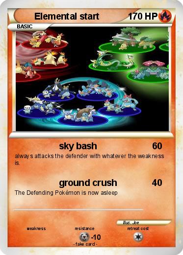 Pokemon Elemental start