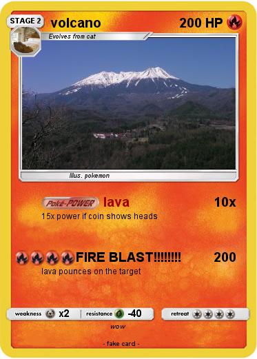 Pokemon volcano