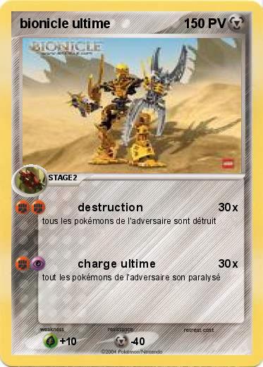 Pokemon bionicle ultime
