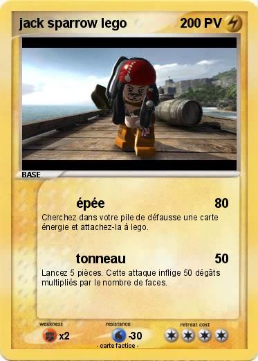 Pokemon jack sparrow lego