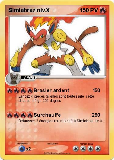 Pokemon Simiabraz niv.X
