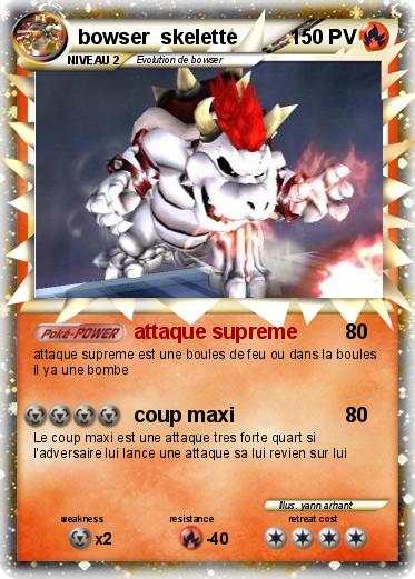 Pokemon bowser  skelette