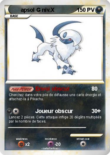 Pokemon apsol G niv.X
