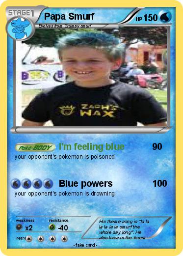 Pokemon Papa Smurf