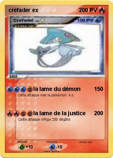 Pokemon créfader ex