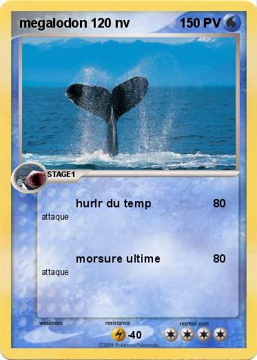 Pokemon megalodon 120 nv