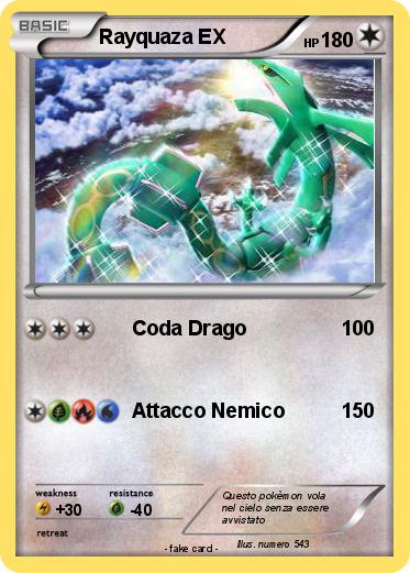 Pokemon Rayquaza EX