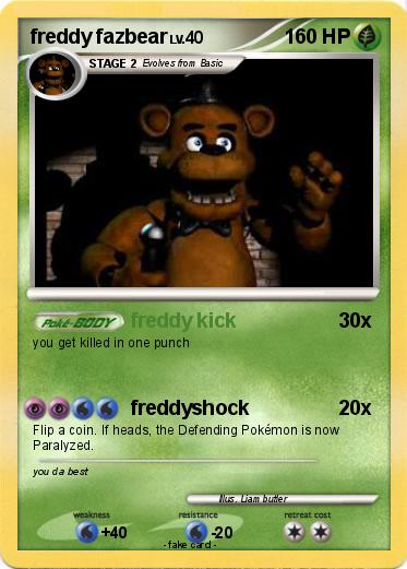 Pokemon freddy fazbear