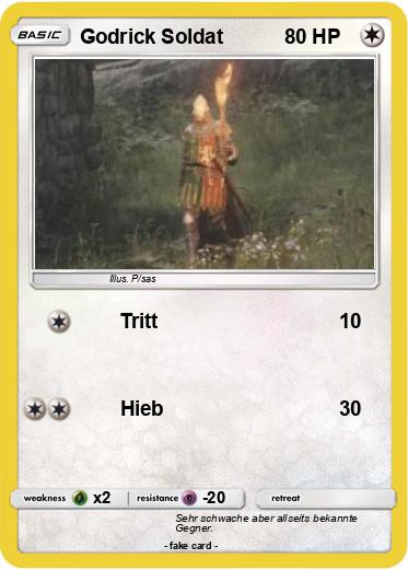 Pokemon Godrick Soldat