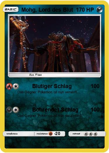 Pokemon Mohg, Lord des Blut