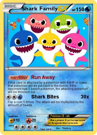Pokemon Shark Family