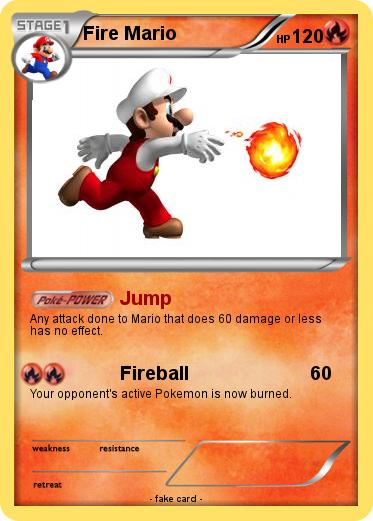 Pokemon Fire Mario