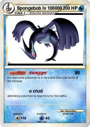 Pokemon Spongebob lv 100000