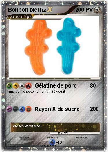 Pokemon Bonbon bleu