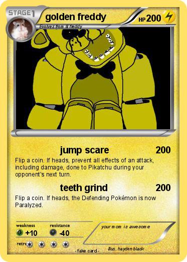 Pokemon golden freddy