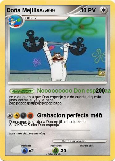 Pokemon Doña Mejillas