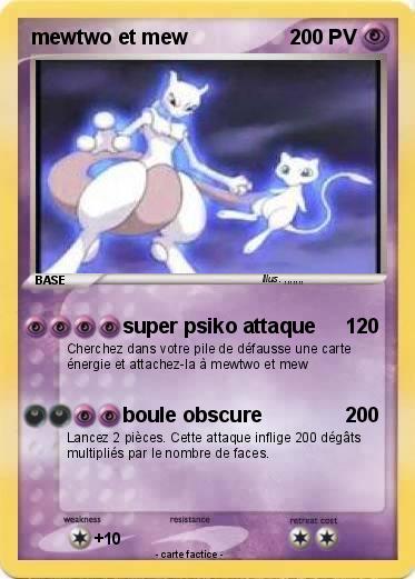 Pokemon mewtwo et mew