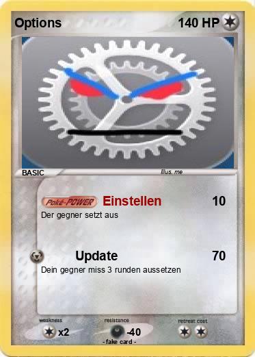Pokemon Options