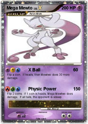 Pokemon Mega Mewto