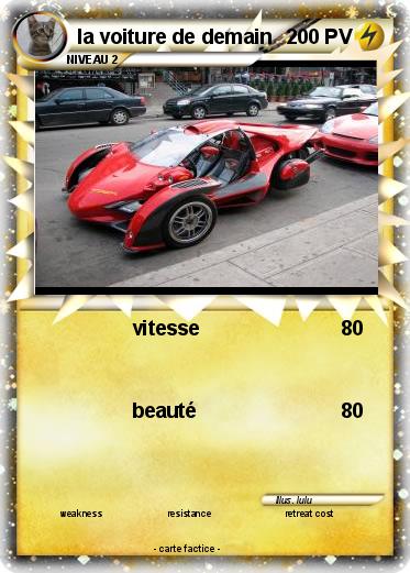 Pokemon la voiture de demain